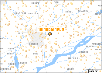 map of Mainuddīnpur
