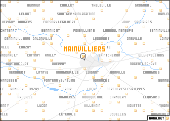map of Mainvilliers