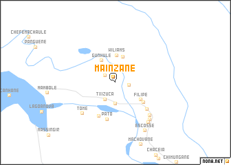 map of Mainzane