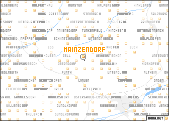 map of Mainzendorf