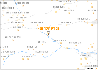 map of Mainzertal