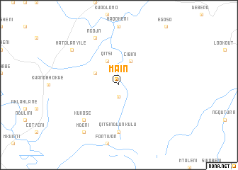 map of Main