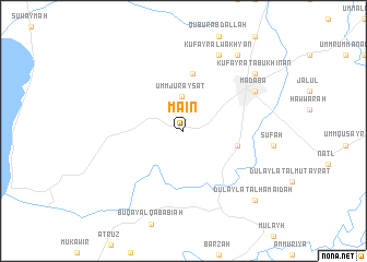 map of Mā‘īn
