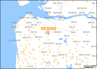 map of Maiogbo