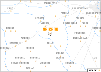 map of Mairano
