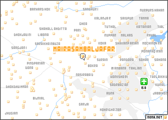 map of Maira Sambal Jāfar