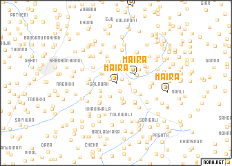 map of Maira