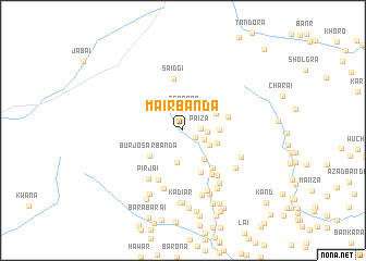 map of Mair Bānda