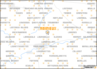 map of Mairieux