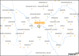 map of Mai Rimi