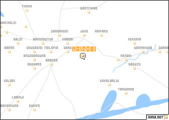 map of Mairobi