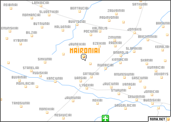 map of Maironiai