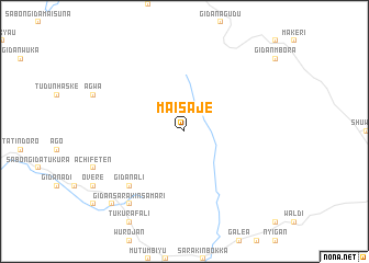 map of Mai Saje