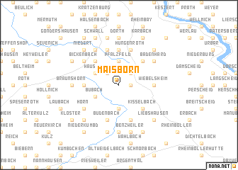 map of Maisborn