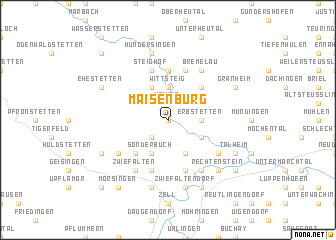 map of Maisenburg