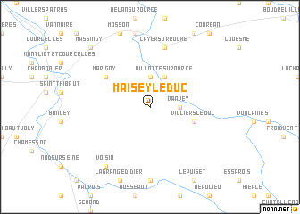 map of Maisey-le-Duc