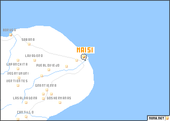 map of Maisí