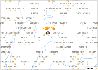 map of Maisod