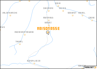 map of Maisonasse