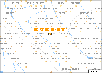 map of Maison aux Moines