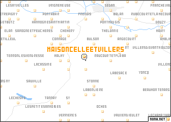 map of Maisoncelle-et-Villers