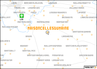 map of Maisoncelles-du-Maine