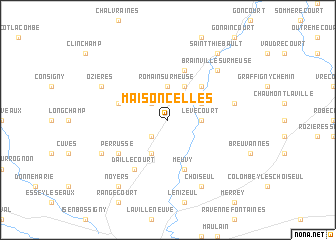 map of Maisoncelles