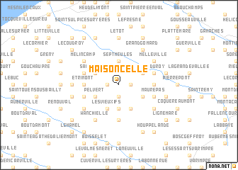 map of Maisoncelle