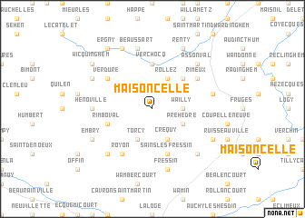 map of Maisoncelle