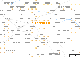 map of Maisoncelle