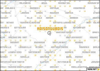 map of Maison du Bois