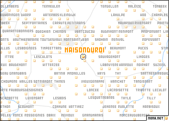 map of Maison du Roi