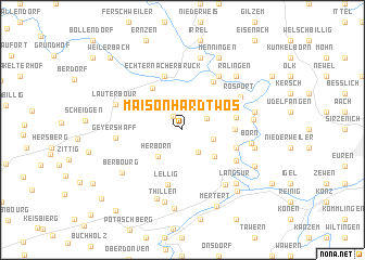 map of Maison Hardtwos