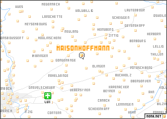 map of Maison Hoffmann