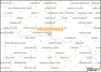 map of Maison-Maugis