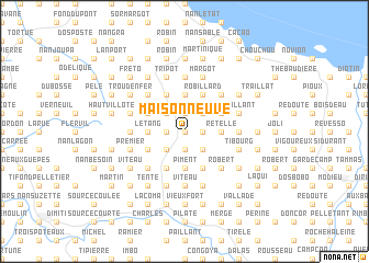 map of Maison Neuve