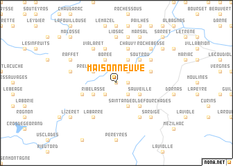 map of Maisonneuve