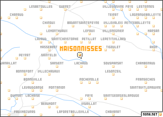 map of Maisonnisses