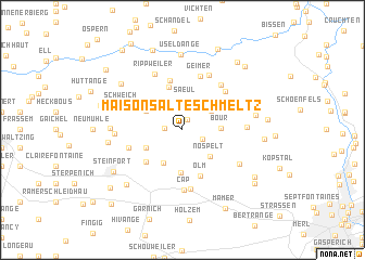 map of Maisons Alteschmeltz