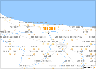 map of Maisons