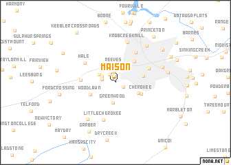 map of Maison
