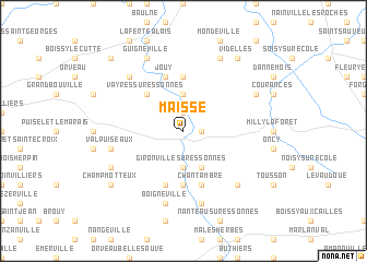 map of Maisse