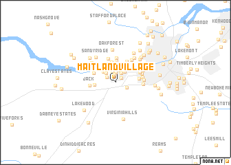map of Maitland Village