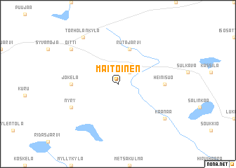 map of Maitoinen