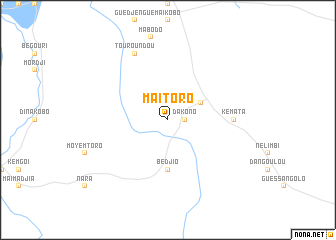 map of Maïtoro