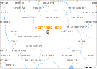 map of Maitsomalaza