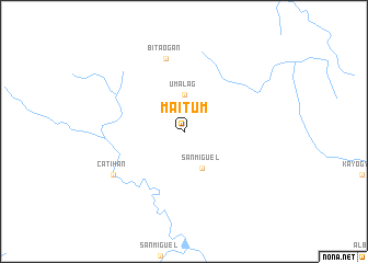 map of Maitum