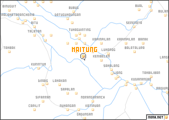 map of Maitung