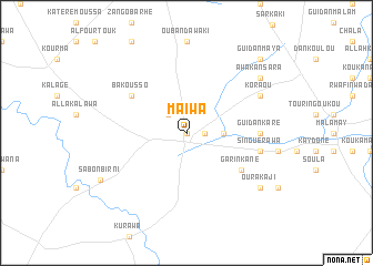 map of Maiwa