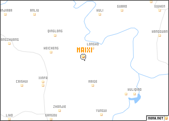 map of Maixi